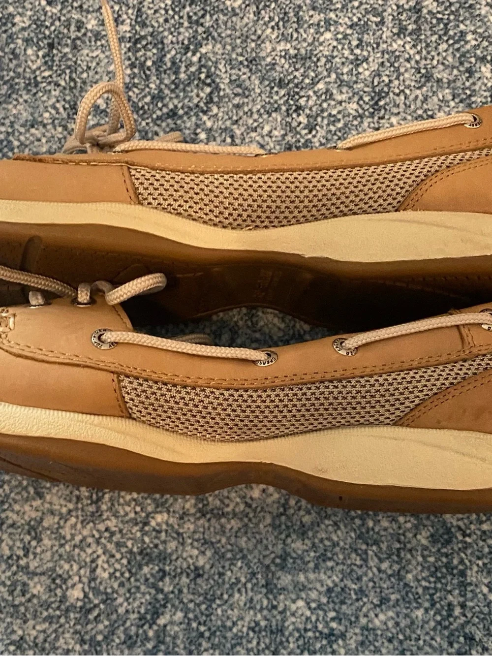 Sperry Men's Boat Shoes in Tan and Beige